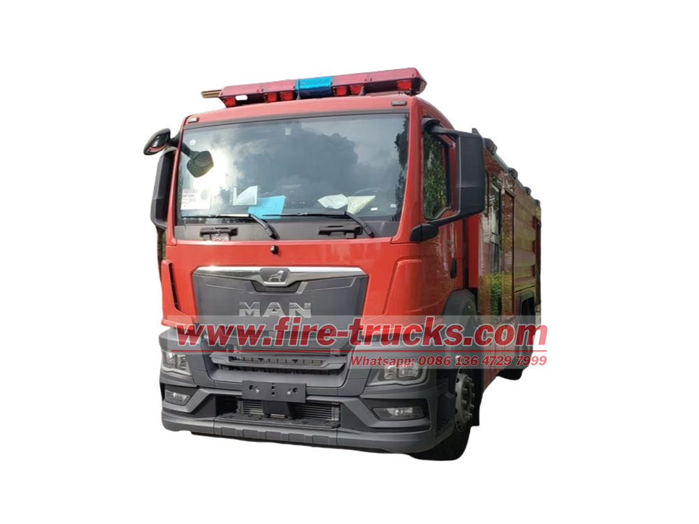 MAN compressed air foam system fire truck