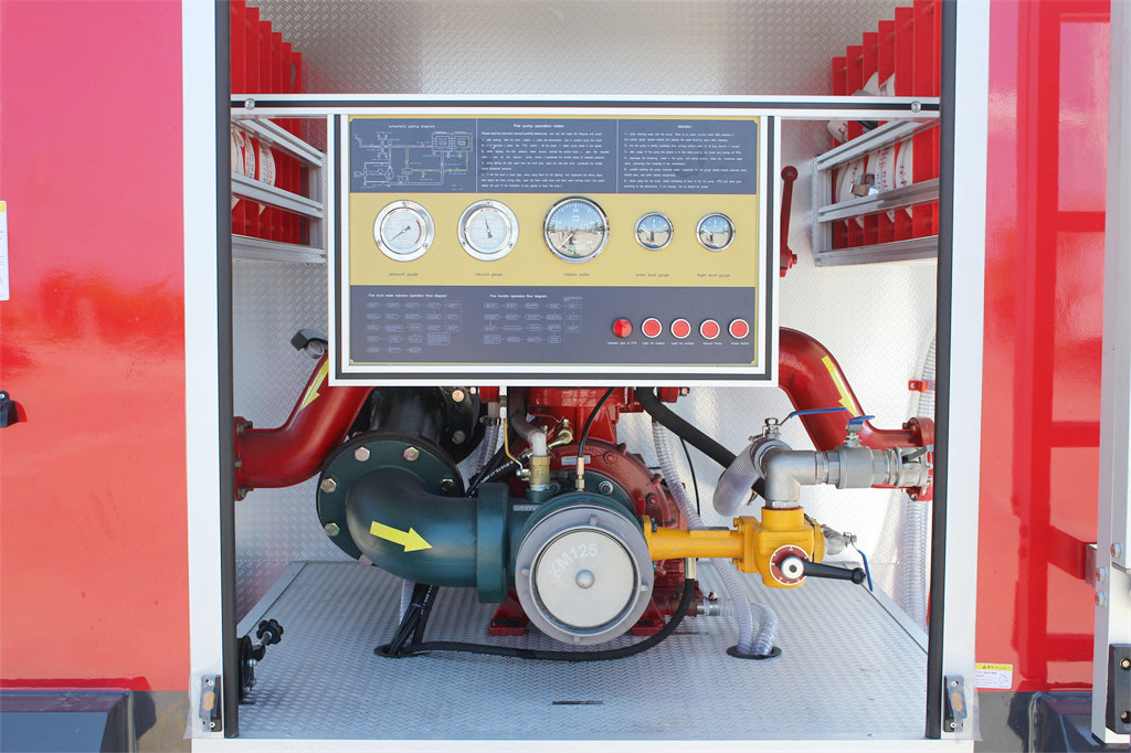 Emergency fire department truck Isuzu