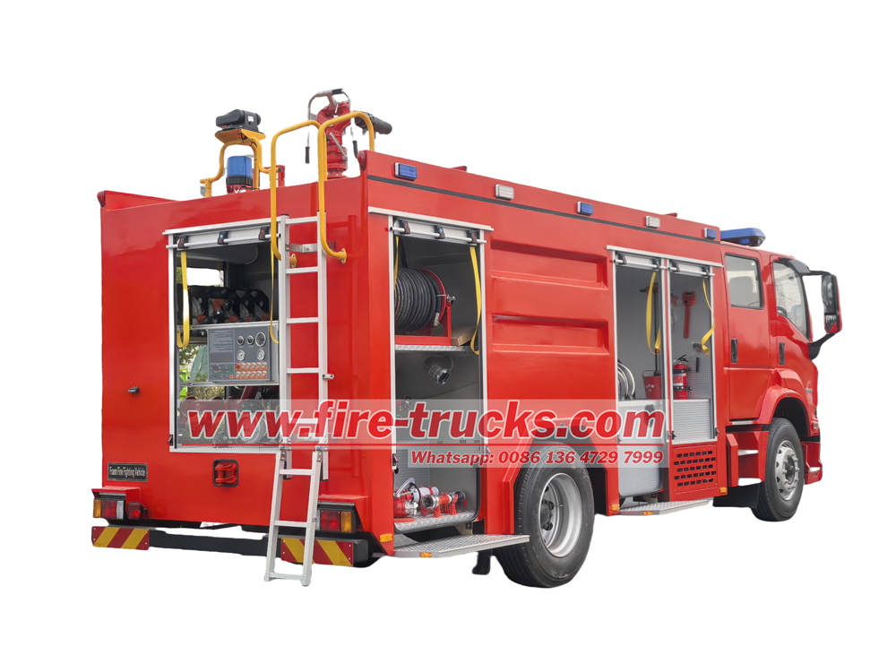 Isuzu 4000 liters foam fire fighting truck