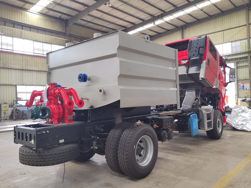 SINOTRUK water foam fire engine production