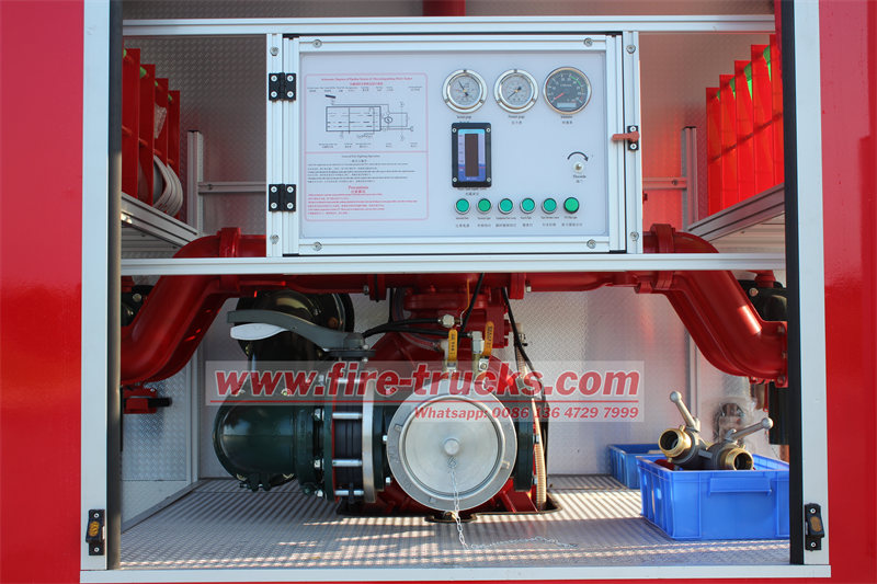 POWERSTAR firefighting truck pump room POWERSTAR firefighting truck pump room