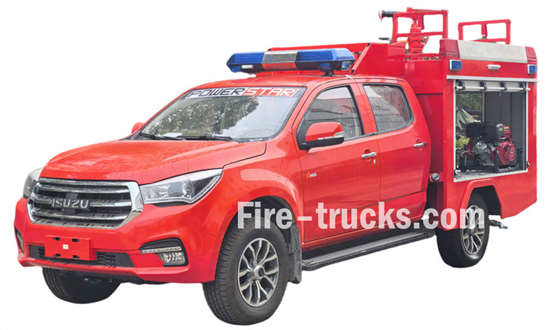 Isuzu 4x4 pickup fire fighting truck manufacturer
