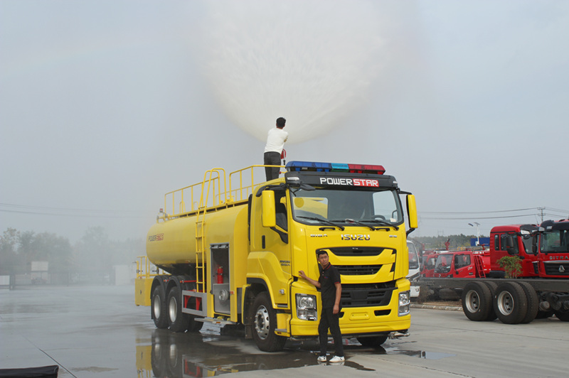 Factory testing for fog spraying