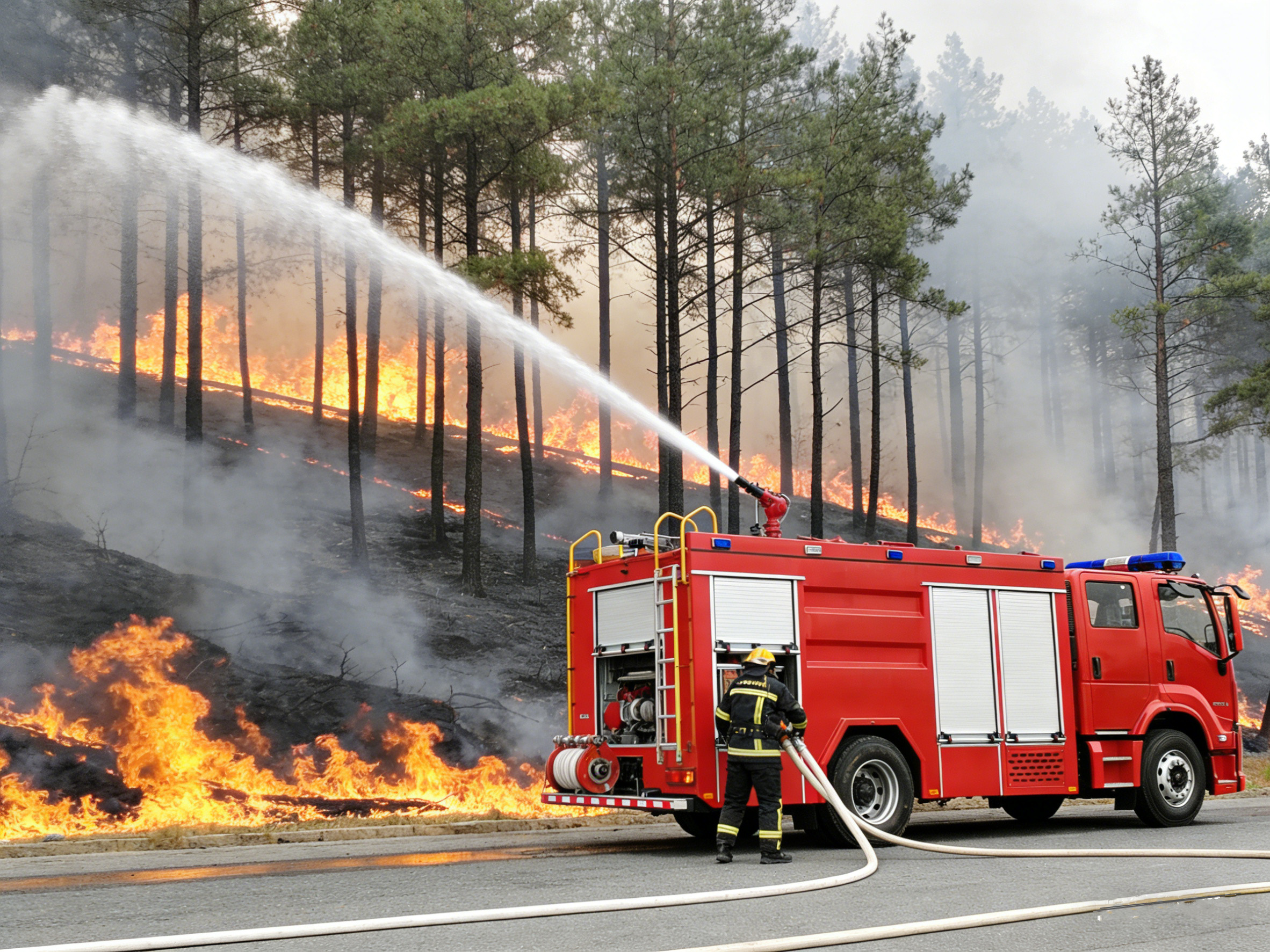 Banama Isuzu FVZ GIGA 6 cbm foam fire truck