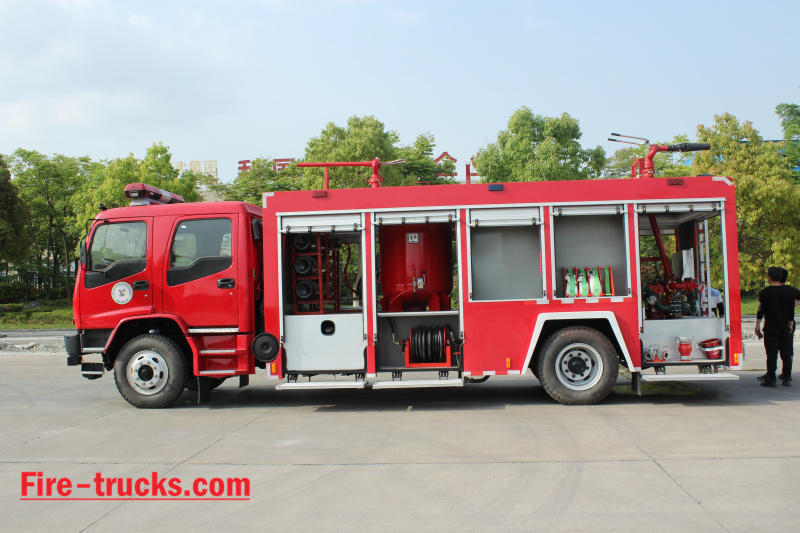 2026 Factory Foam powerder Fire trucks technical drawing share