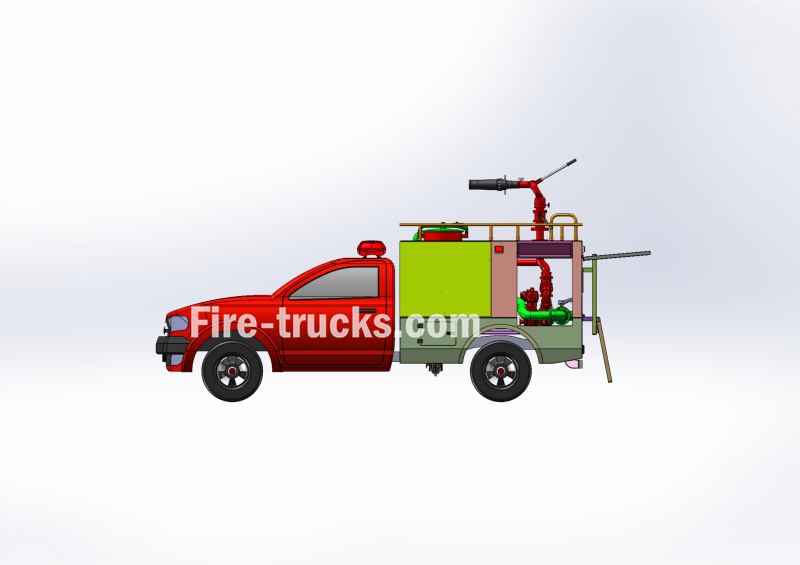 FOTON 1500L Fire Pickup RIV design drawing
