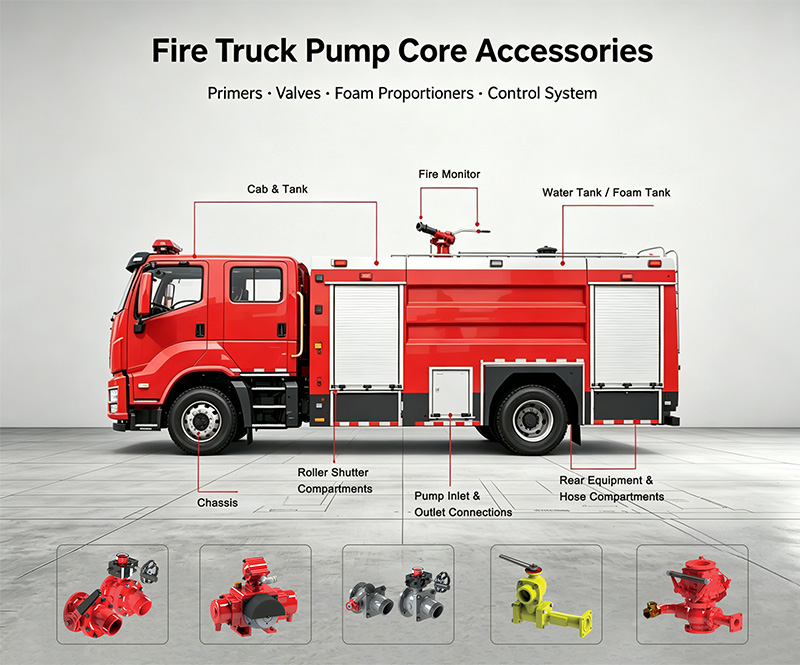 fire truck pump working principle diagram