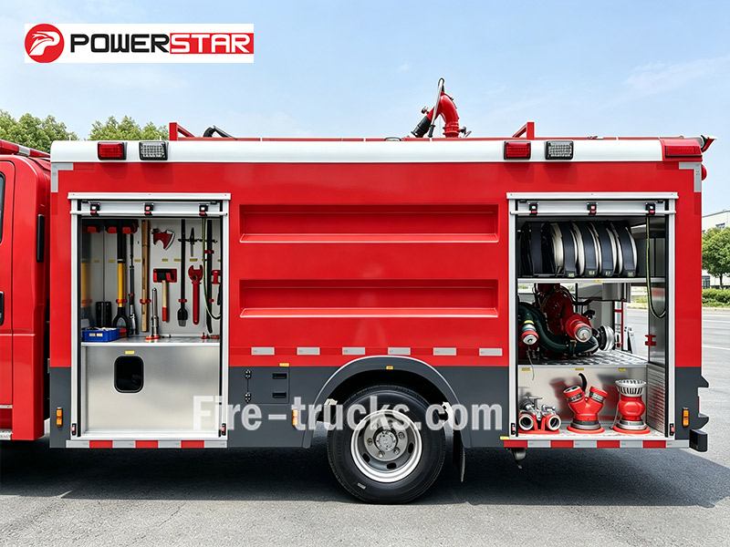 Foam fire fighting vehicle firefighting equipment