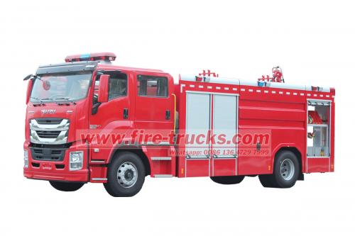 Isuzu 10cbm water tank fire truck