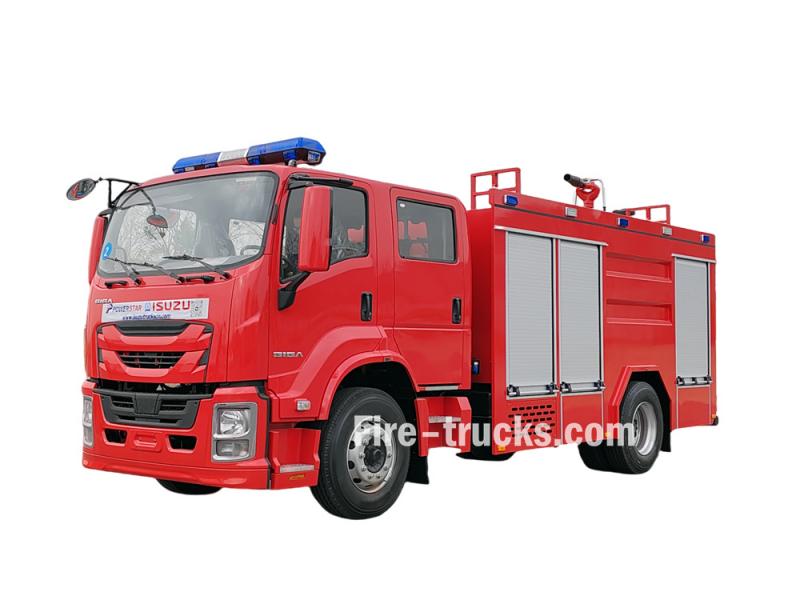 Banama Isuzu FVZ 6HK1 engine fire tender