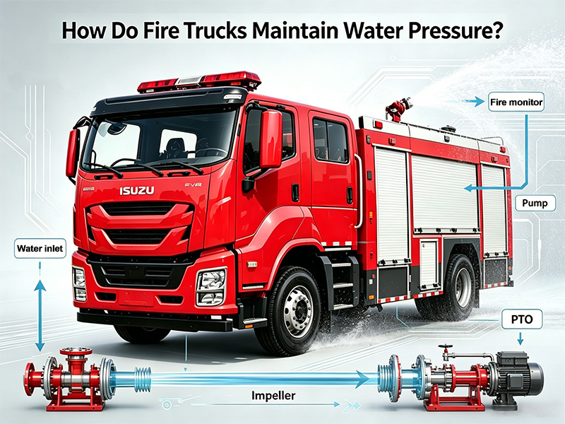 Hoe behouden brandweerwagens de waterdruk?