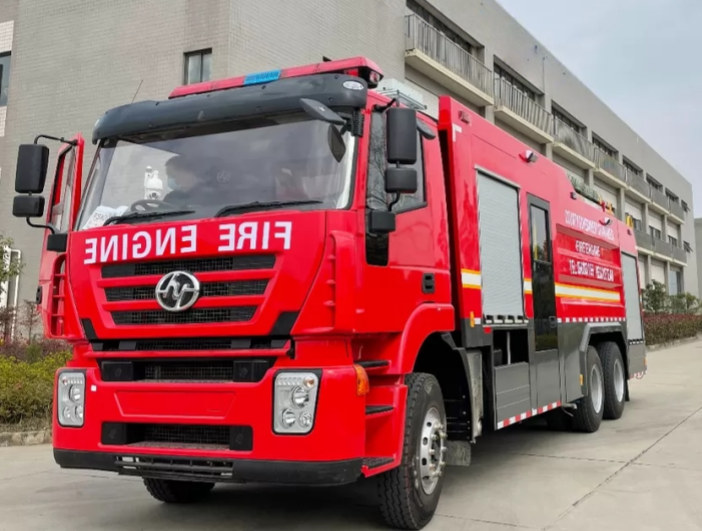 IVECO HONGYAN zware brandweerwagen specificatie met prijs