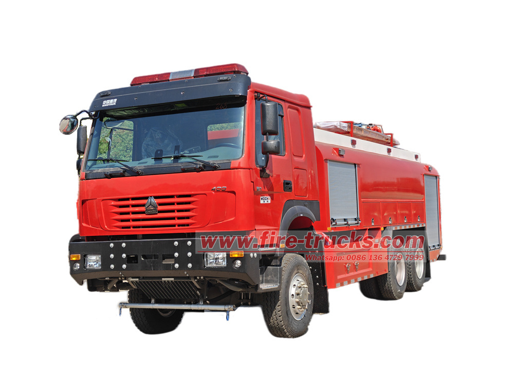 HOWO 6X6 400PK motor watertanker brandweerwagen